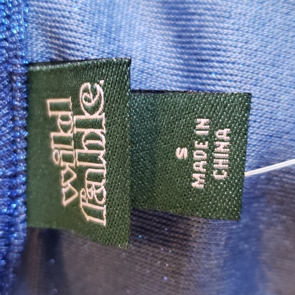 Wild Fable bodicon sparkly Blue Long Sleeve Dress - Picture 7 of 8